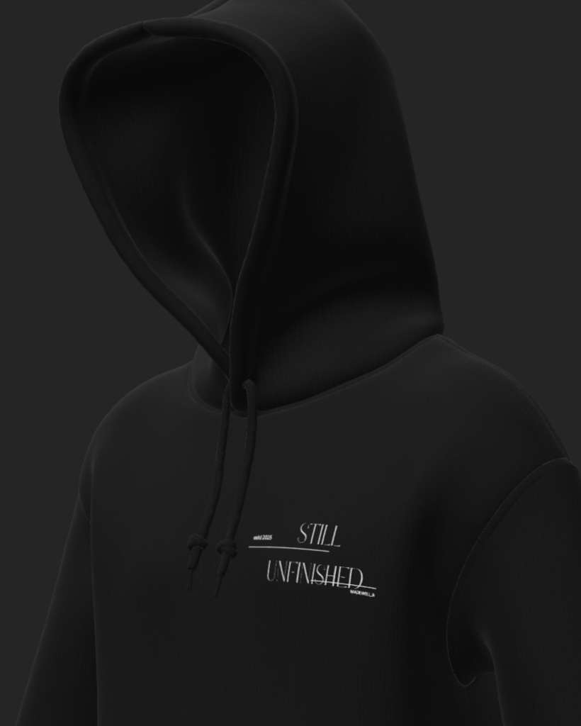 STILL UNFINISHED Black Hoodie