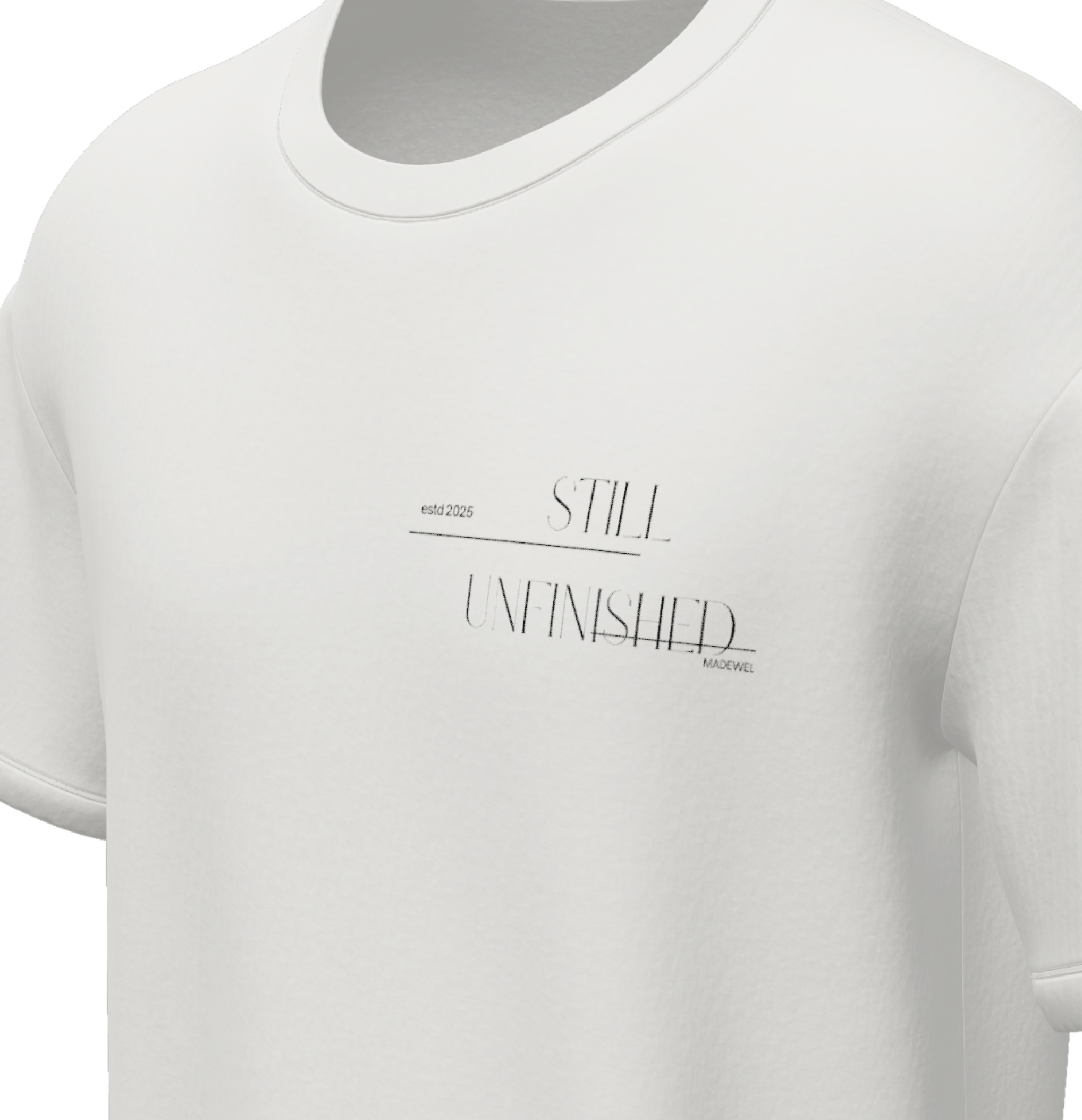 White Tee Back